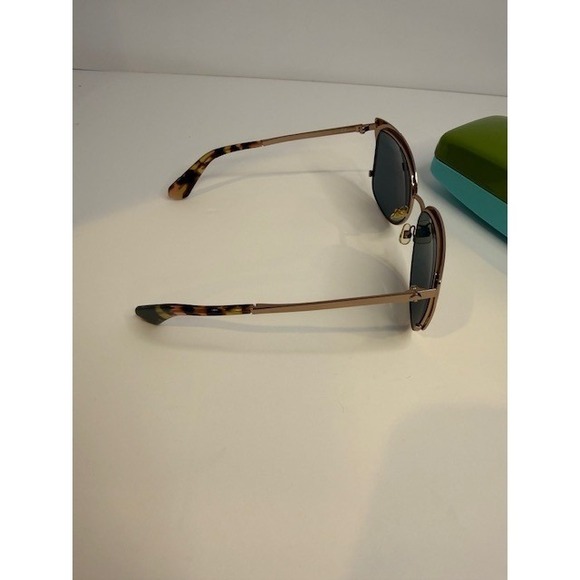 Kate Spade New York Genice S ORRD peach Sunglasses Rose Gold Tortoise Cat Eye - Picture 4 of 10